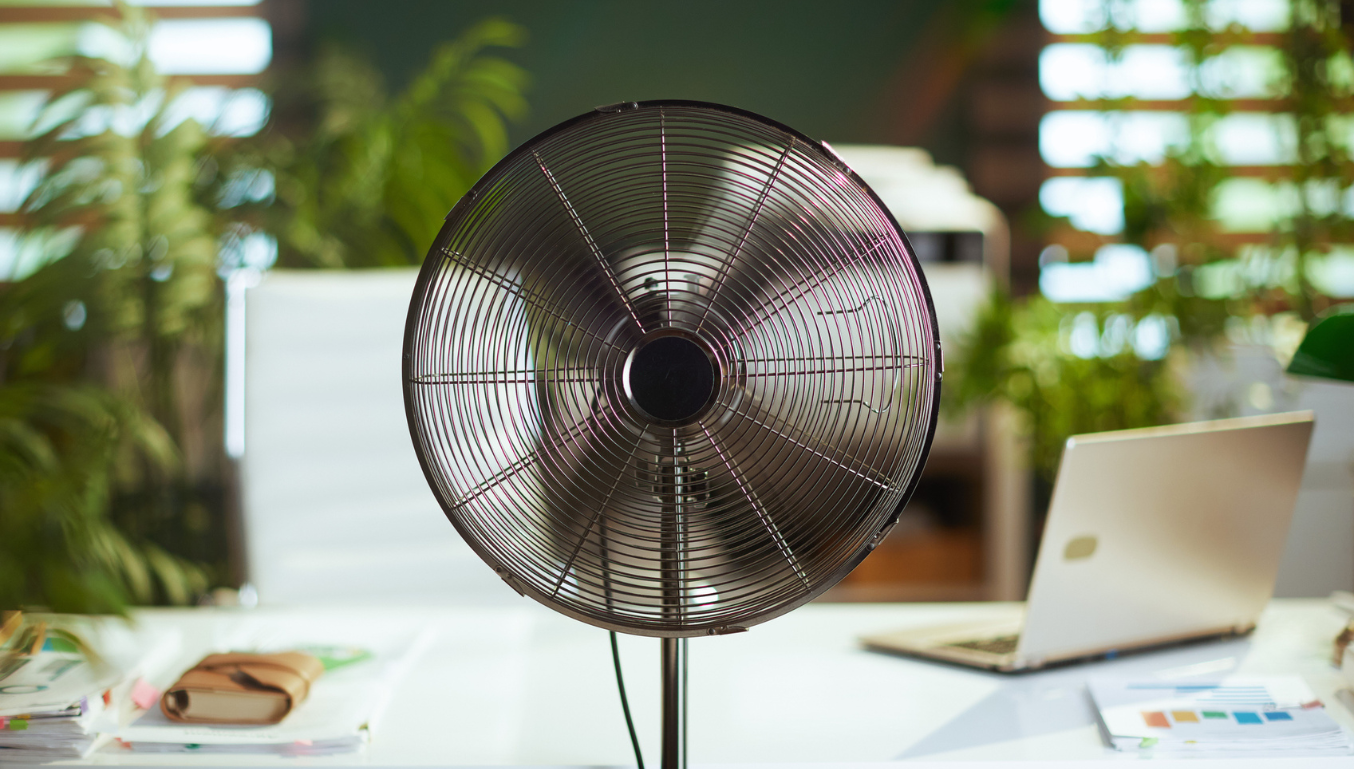 Heatwave, fan, office