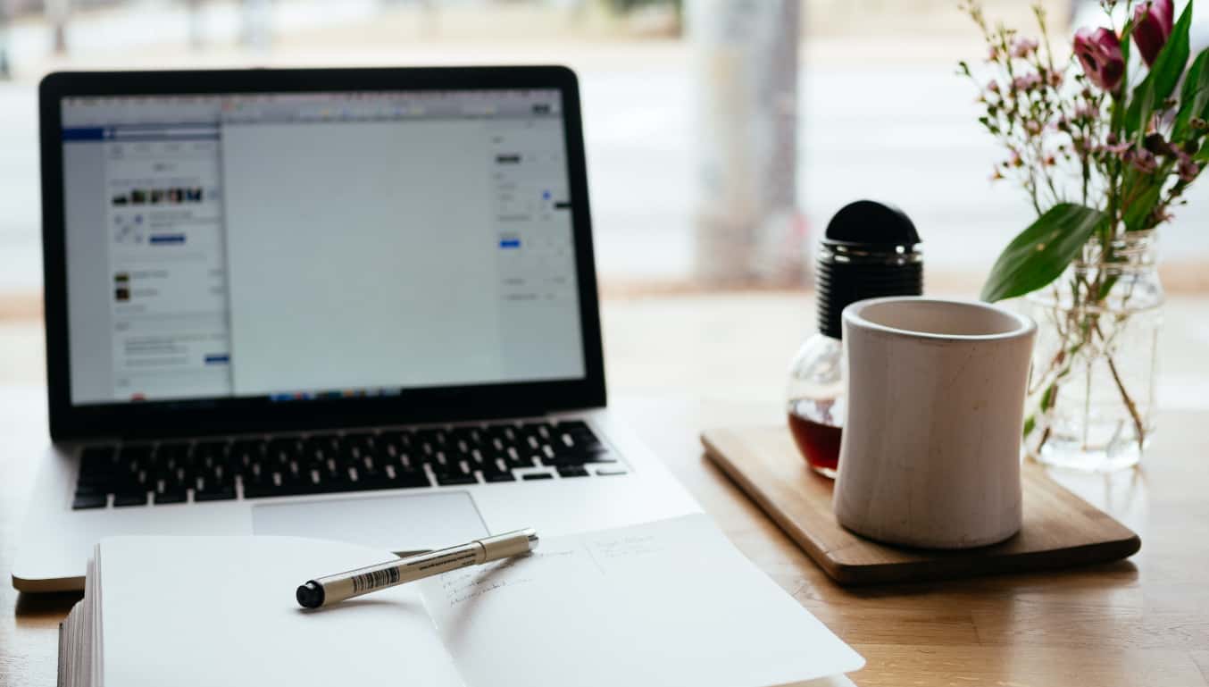 working-from-home-laptop-mug-flowers