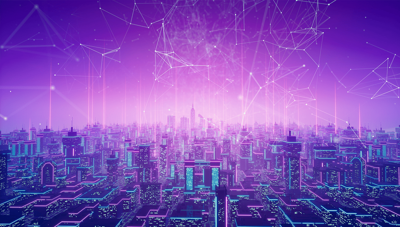 Metaverse-purple-city