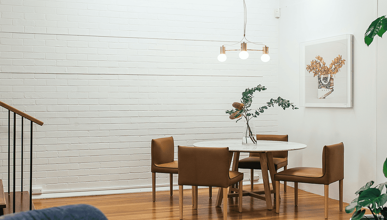 dinning-room-table-chairs-painting-wooden-floor