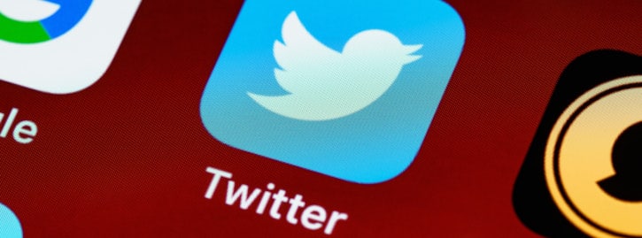 Twitter Icon Button on an iphone